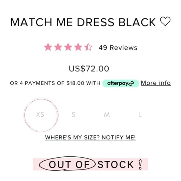 MATCH ME DRESS BLACK - Picture 3 of 4